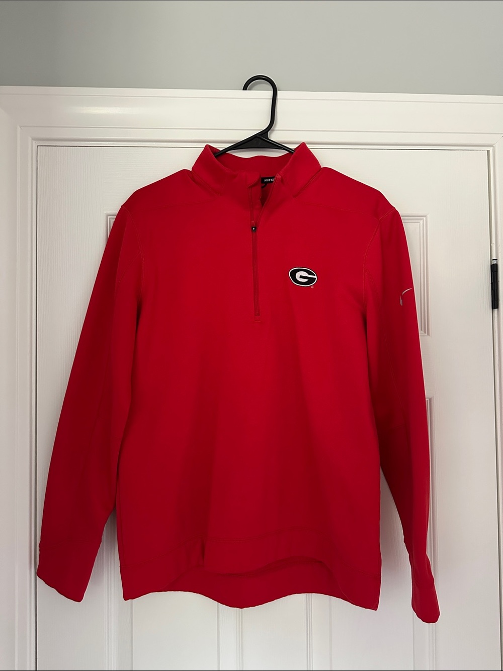 Nike Red Georgia Bulldogs Quarter-Zip Pullover